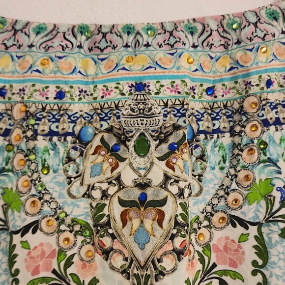 Camilla Short Lace Up Kaftan Lovers Retreat One Size OS b88 - Picture 5 of 7